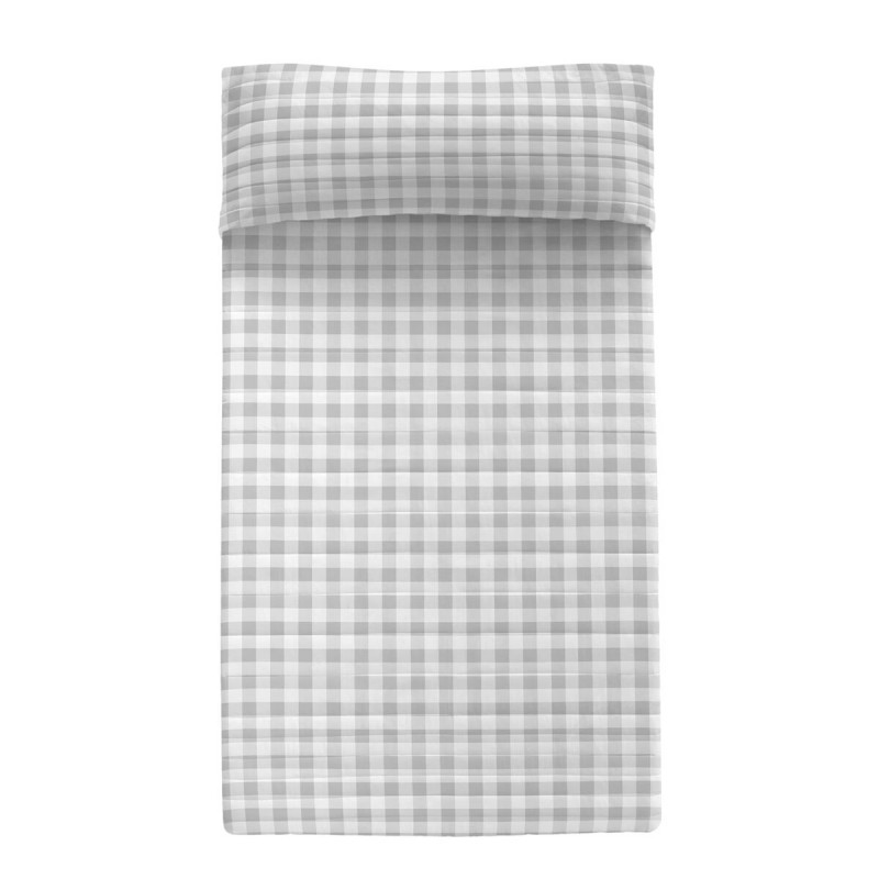 Colcha HappyFriday Basic Kids Gris 180 x 260 cm Vichy Colcha HappyFriday Basic Kids Gris 180 x 260 cm Vichy