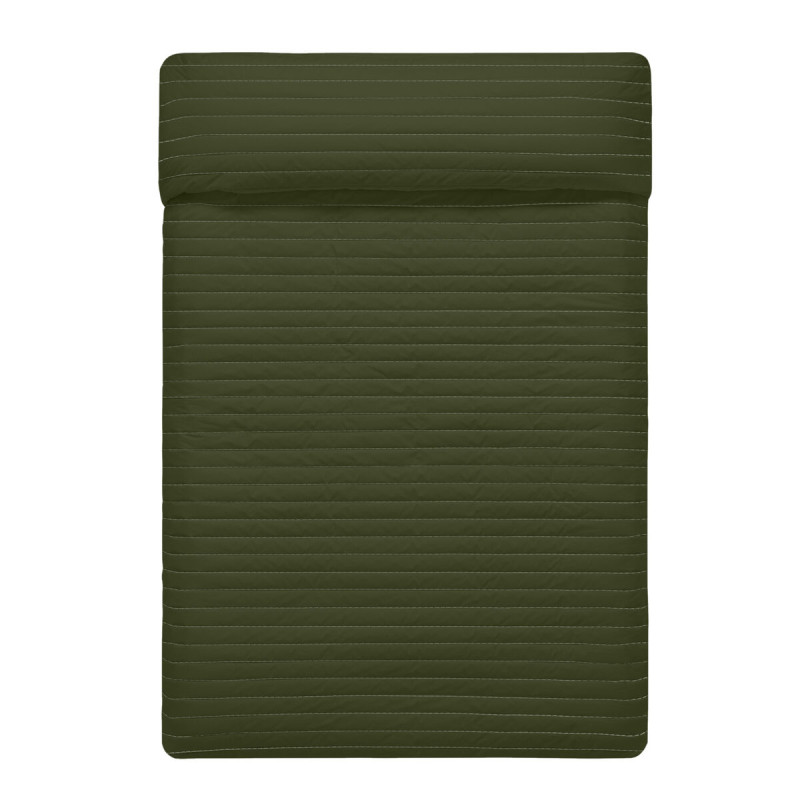 Colcha Reversible HappyFriday Basic Dash Amarillo Verde 240 x 260 cm Colcha Reversible HappyFriday Basic Dash Amarillo Verde 240 x 260 cm