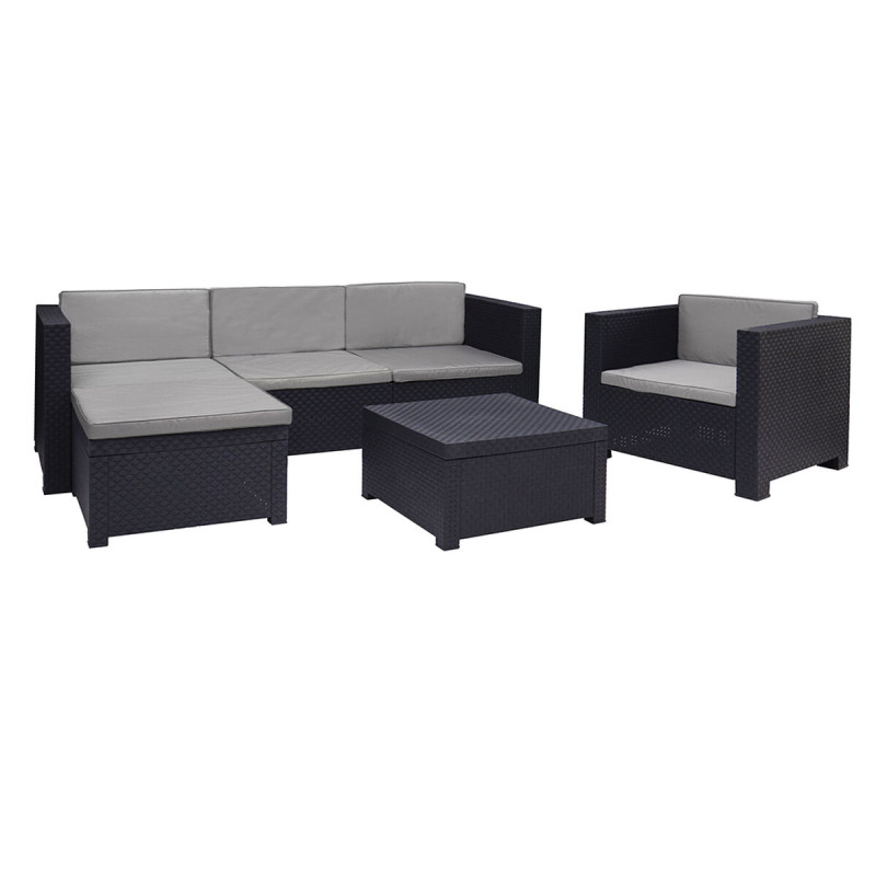 Muebles de Jardín SP Berner 4 Piezas Resina Polipropileno Muebles de Jardín SP Berner 4 Piezas Resina Polipropileno