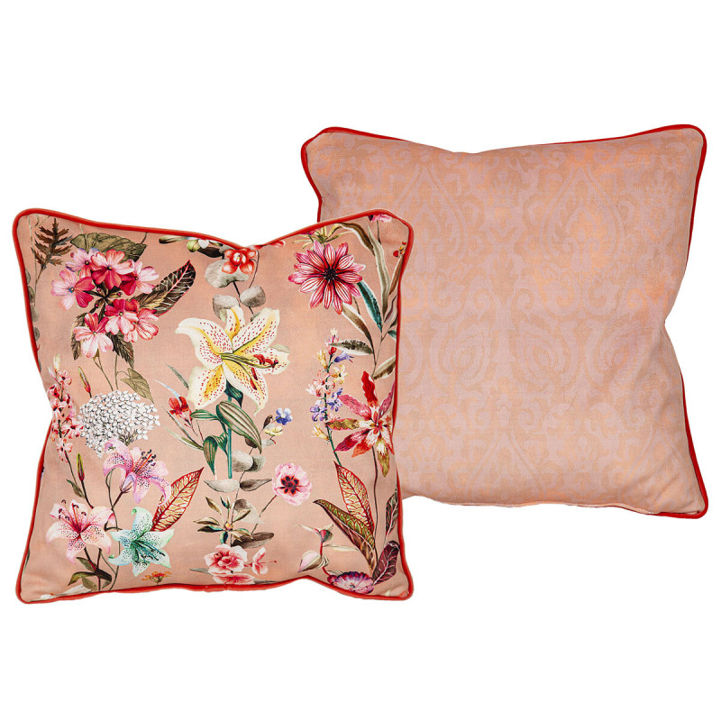 Cojín Romimex Rosa Reversible 45 x 45 x 12 cm Cojín Romimex Rosa Reversible 45 x 45 x 12 cm