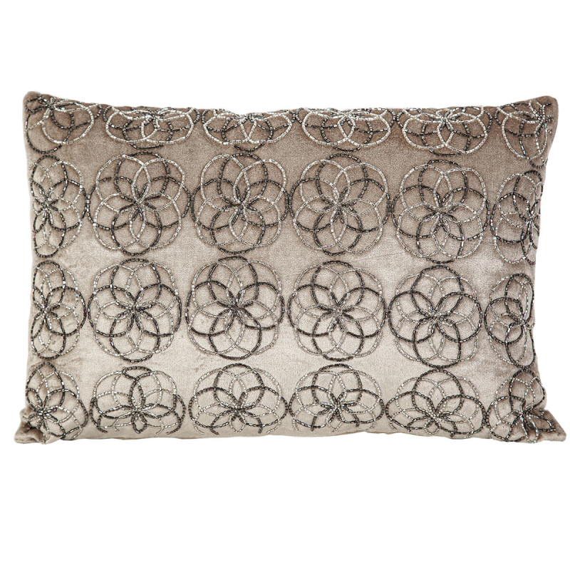 Cojín Romimex Beige Terciopelo 45 x 10 x 30 cm Cojín Romimex Beige Terciopelo 45 x 10 x 30 cm