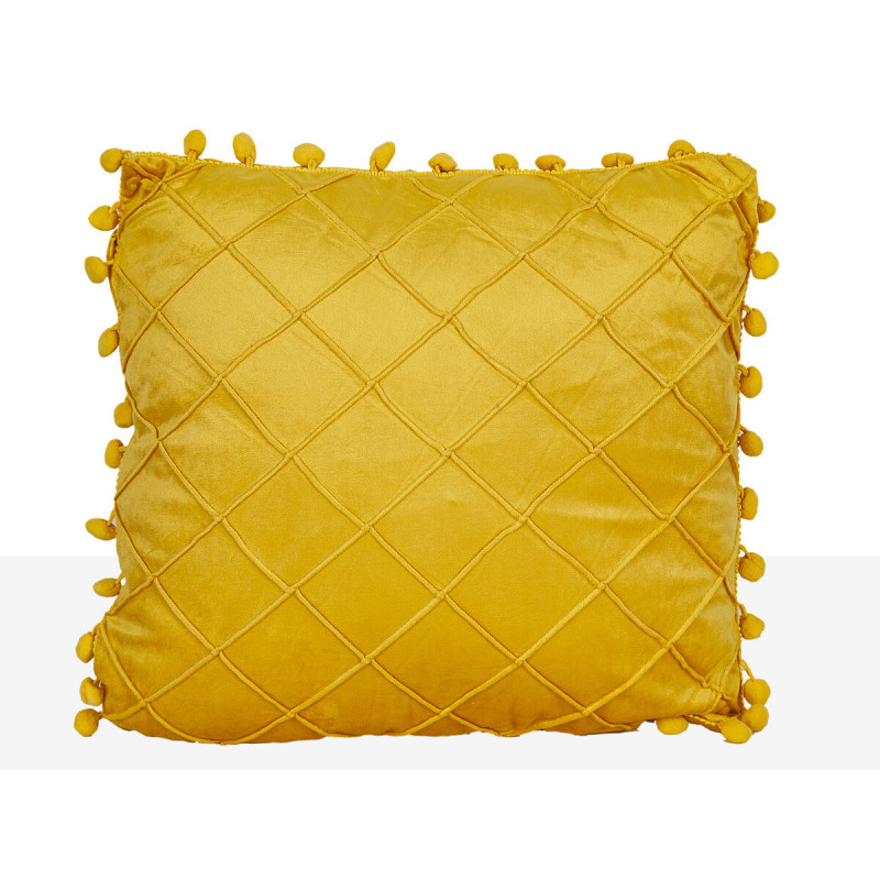 Cojín Romimex Amarillo 40 x 5 x 40 cm Cojín Romimex Amarillo 40 x 5 x 40 cm