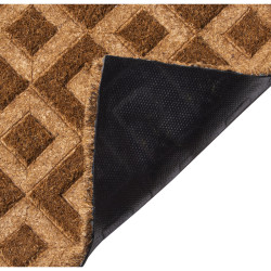 Felpudo Alexandra House Living Marrón 40 x 2 x 60 cm Geométrico