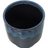 Set de Maceteros Alexandra House Living Azul Negro Cerámica (3 Piezas