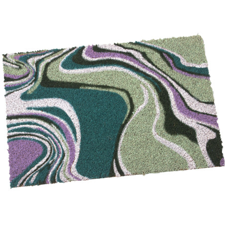 Felpudo Alexandra House Living Multicolor 40 x 2 x 60 cm Abstracto