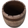 Set de Maceteros Alexandra House Living Marrón Cerámica Barril (3 Pi