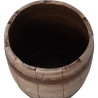 Set de Maceteros Alexandra House Living Marrón Cerámica Barril (3 Pi