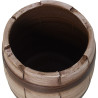 Set de Maceteros Alexandra House Living Marrón Cerámica Barril (3 Pi