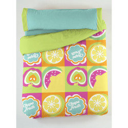 Juego de funda nórdica Hosteline FRUITS FLOR Multicolor Cama de 90 3
