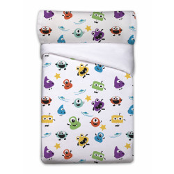 Juego de funda nórdica Pierre Cardin Monstruos Blanco Cama de 90 3 Pi