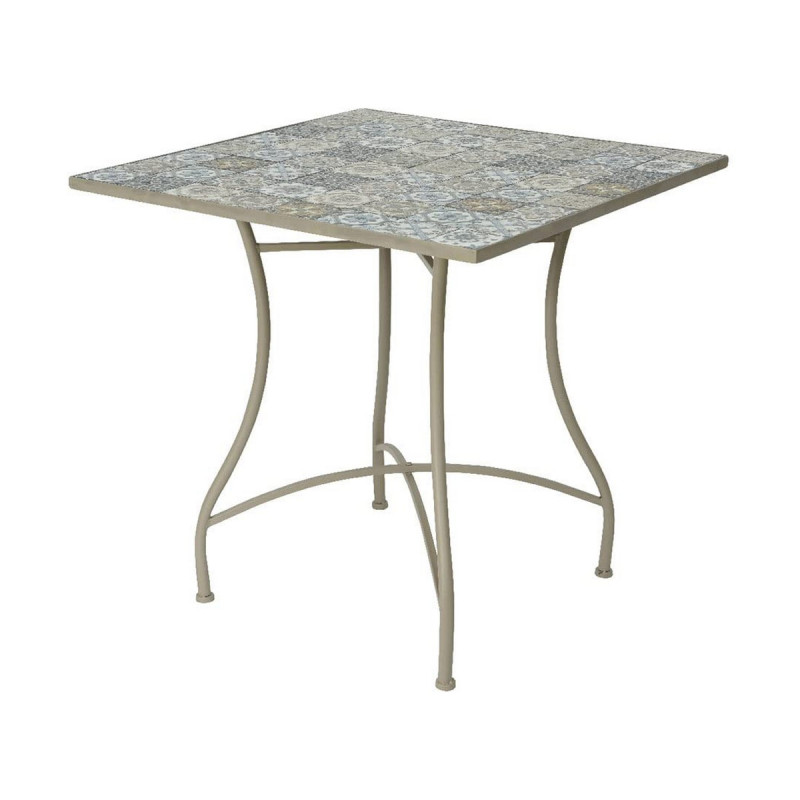 Mesa Auxiliar en Forja EDM Bistro Marrón (78 x 78 x 77 cm) Mesa Auxiliar en Forja EDM Bistro Marrón (78 x 78 x 77 cm)