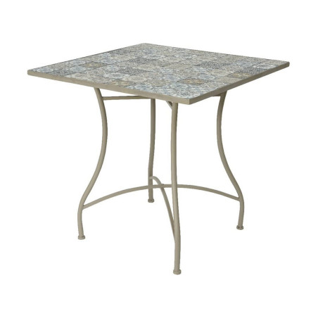 Mesa Auxiliar en Forja EDM Bistro Marrón (78 x 78 x 77 cm)