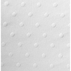 Colcha Hosteline CARMINA Blanco Cama de 105 (1 Pieza)