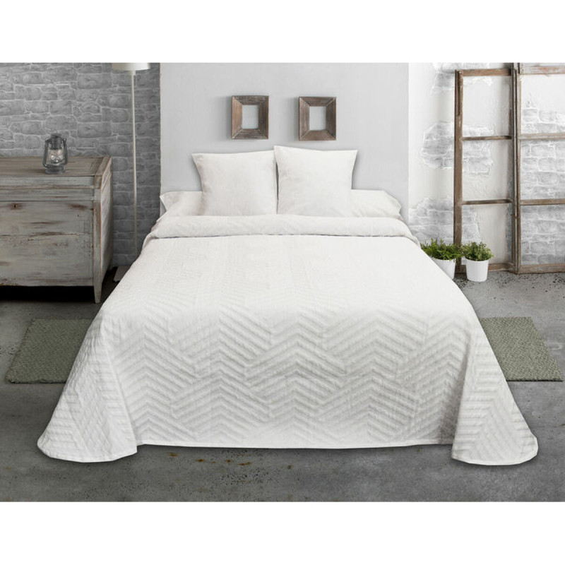 Colcha Hosteline ESPIGA Blanco Cama de 90 (1 Pieza) Colcha Hosteline ESPIGA Blanco Cama de 90 (1 Pieza)