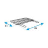 Barbacoa de Carbón con Patas Imex el Zorro Negro Metal 50 x 40 x 75 c