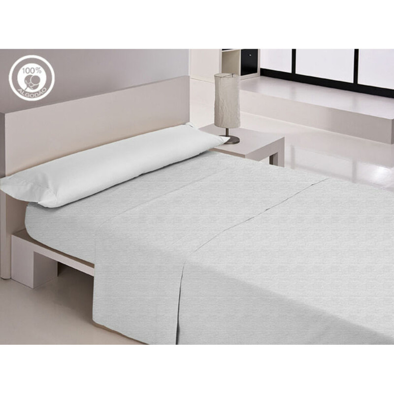 Funda de almohada Happy Home LISOS COTTON Blanco Cama de 150 144 Hilos