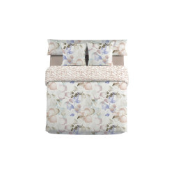 Juego de funda nórdica Pierre Cardin HOJARASCA Rosa Cama de 135 3 Pie