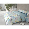 Juego de funda nórdica Pierre Cardin HOJARASCA Azul Cama de 150 3 Pie