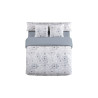 Juego de funda nórdica Pierre Cardin JEWEL Azul Cama de 180 4 Piezas