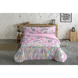 Juego de funda nórdica Pierre Cardin Unicornios Rosa Cama de 105 3 Pi