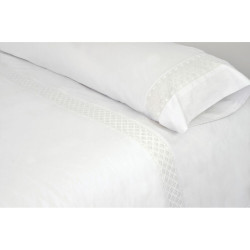 Juego de funda nórdica Pierre Cardin ELISA Blanco Cama de 135 2 Pieza