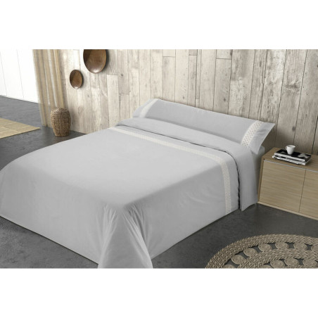 Juego de funda nórdica Pierre Cardin ELISA Gris Cama de 150 2 Piezas