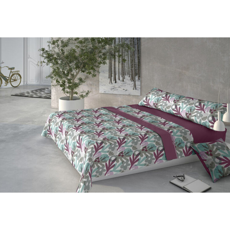 Juego de Sábanas Pierre Cardin CORALINA LILI Malva Cama de 90 Juego de Sábanas Pierre Cardin CORALINA LILI Malva Cama de 90
