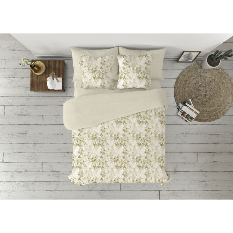 Juego de funda nórdica Pierre Cardin LUCIA Marrón Cama de 135 2 Piez