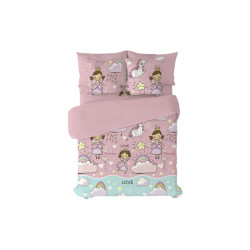 Juego de funda nórdica Pierre Cardin Morgana Rosa Cama de 105 3 Pieza
