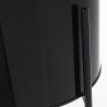 Set de Maceteros Alexandra House Living Negro Metal Con soporte (3 Pie