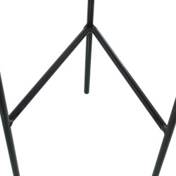 Set de Maceteros Alexandra House Living Negro Metal Con soporte (3 Pie