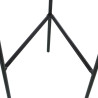 Set de Maceteros Alexandra House Living Negro Metal Con soporte (3 Pie