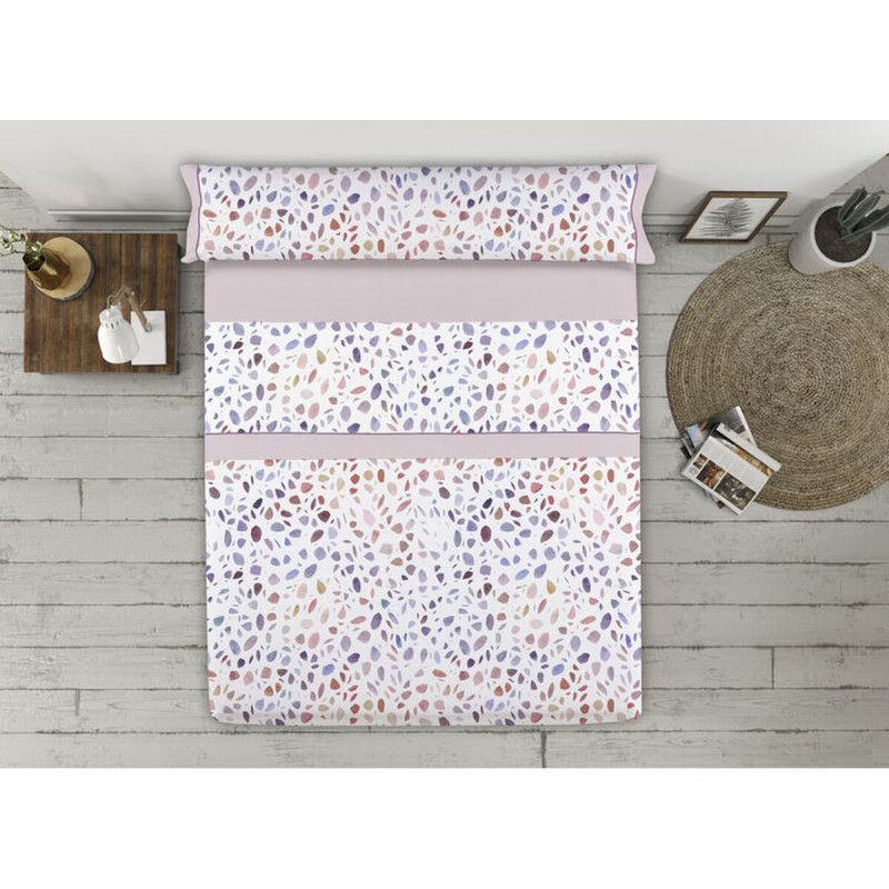 Juego de Sábanas Tejidos Reina Balance Multicolor Cama de 150 Juego de Sábanas Tejidos Reina Balance Multicolor Cama de 150