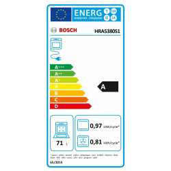 Horno Multifunción BOSCH HRA5380S1 3600 W 71 L A