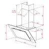 Campana Convencional Teka 112930042 70 cm 700 m3/h 61 dB 280W Blanco A