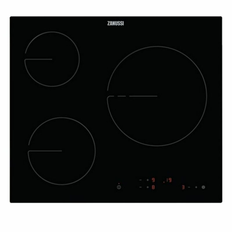 Placa Vitrocerámica Zanussi 949492423 60 cm Negro 60 cm 5700 W Placa Vitrocerámica Zanussi 949492423 60 cm Negro 60 cm 5700 W
