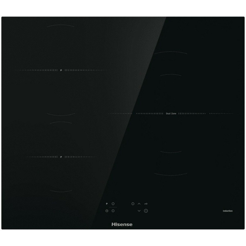 Placa de Inducción Hisense HI6321BSOLCE 60 cm 7100 W Placa de Inducción Hisense HI6321BSOLCE 60 cm 7100 W