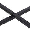 Set de Maceteros Alexandra House Living Metal Mimbre Ratán Rostro Con