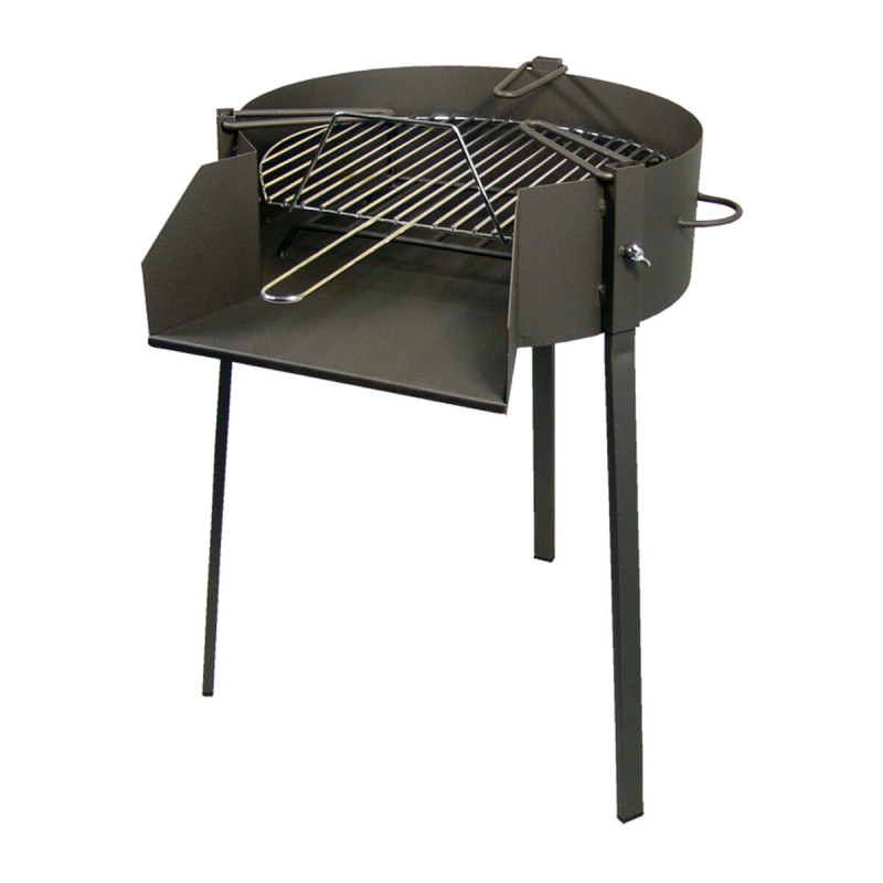 Barbacoa de Carbón con Patas Imex el Zorro Parrilla Redonda Negro (Ø Barbacoa de Carbón con Patas Imex el Zorro Parrilla Redonda Negro (Ø