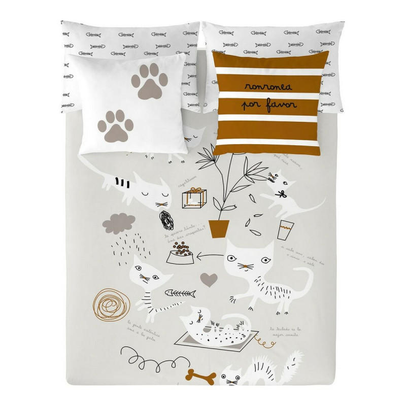 Funda Nórdica Panzup Cats Cama de 180/190 (260 x 220 cm) Funda Nórdica Panzup Cats Cama de 180/190 (260 x 220 cm)