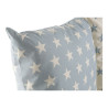 Cojín DKD Home Decor Azul 60 x 10 x 60 cm Estrellas Blanco (2 Unidade