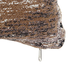 Cojín DKD Home Decor 8424001832477 Negro Beige Marrón claro Cuadrada