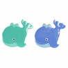 Alfombra de baño DKD Home Decor 11,5 x 1 x 10 cm Azul Turquesa Infant