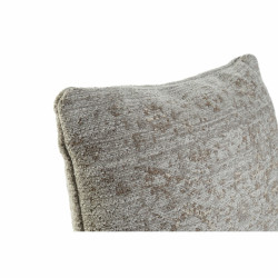 Cojín DKD Home Decor Plástico Marrón claro Rectangular Cuadrada Ár