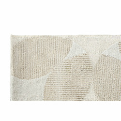 Alfombra DKD Home Decor Beige Poliéster Círculos (160 x 230 x 0.9 cm