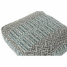 Cojín DKD Home Decor De suelo Rayas Azul Poliéster Algodón Menta Al