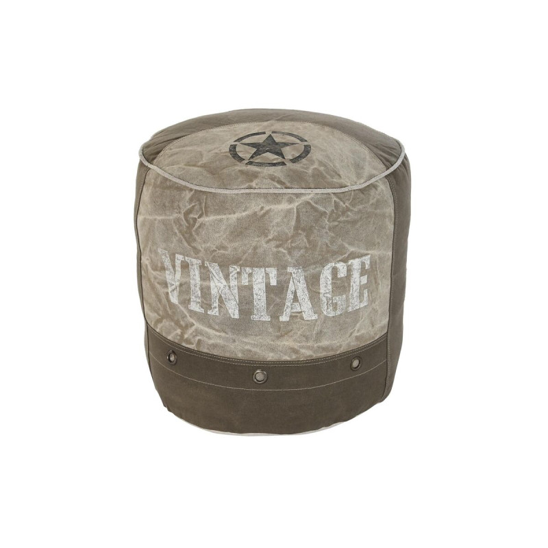 Cojín DKD Home Decor De suelo Gris Poliéster Algodón Estrella Alumi