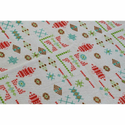 Alfombra DKD Home Decor 160 x 230 x 0,4 cm Poliéster Blanco Ikat Boho