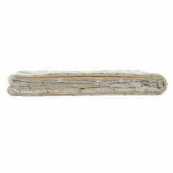 Manta DKD Home Decor Blanco Beige Animal Montaña Salvaje 150 x 200 x