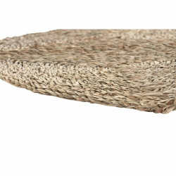 Alfombra DKD Home Decor 150 x 0,5 x 150 cm Natural Poliéster Hierba m